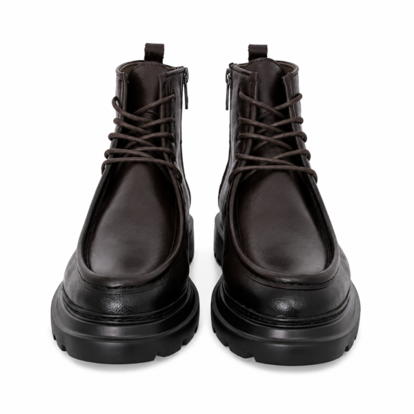 Bottines à lacets Marron