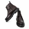 Bottines à lacets Marron