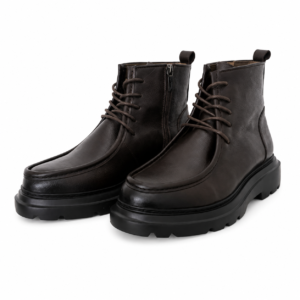Bottines à lacets Marron