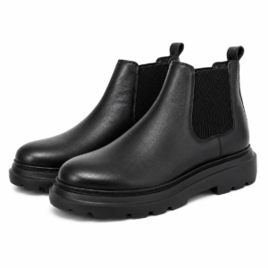 Bottines Chelsea en cuir Noir