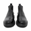 Bottines Chelsea en cuir Noir