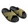 1 Sandales Premium en Daim vert kaki