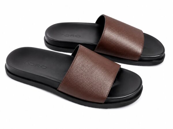 Sandales Homme en Cuir Premium Marron