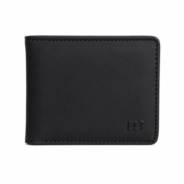 8761f93c-f35f-467e-b6d8-0f169b43eb30 Portefeuille homme noir avec poche zippée