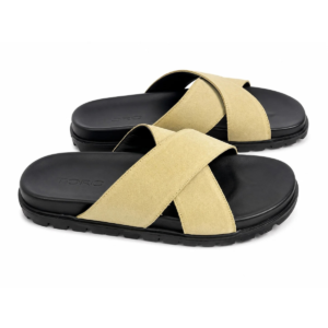 Sandales Homme en Daim Premium Croisées