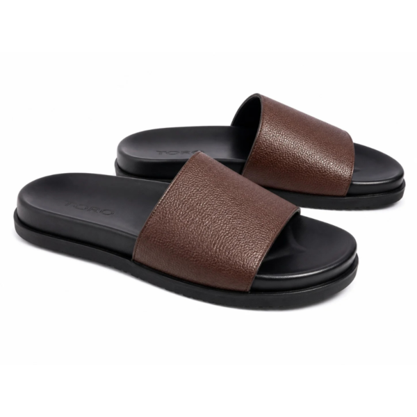 Sandales Homme en Cuir Premium Marron