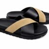 SANDALES PREMIUM CROISEES EN CUIR RT DAIM