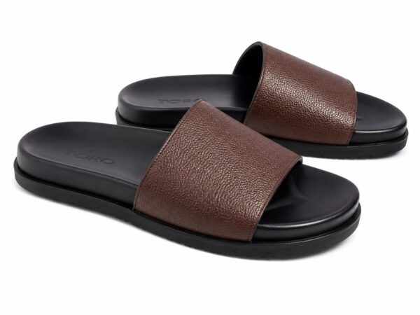 Sandales Homme en Cuir Premium Marron