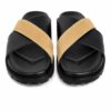 SANDALES PREMIUM CROISEES EN CUIR RT DAIM