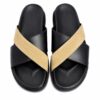 SANDALES PREMIUM CROISEES EN CUIR RT DAIM